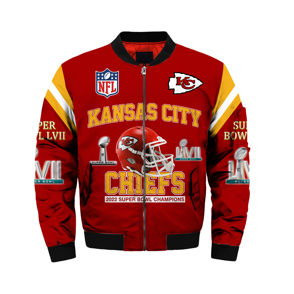 18% SALE OFF Kansas City Chiefs Super Bowl Jacket LVII - 3 Times – 4 Fan  Shop
