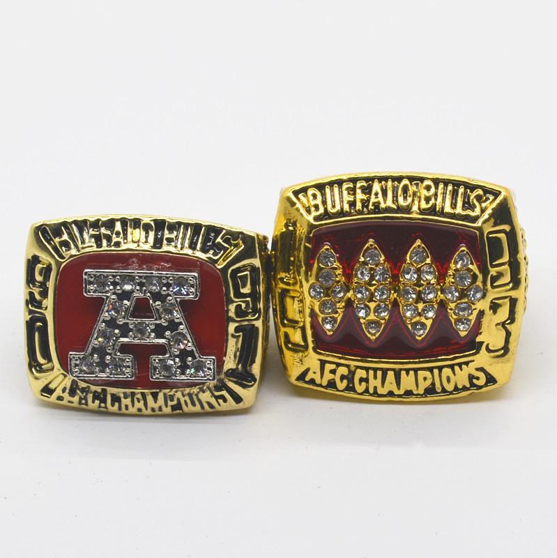 15% OFF 1991 1993 Buffalo Bills World Series Rings Set For Fans – 4 Fan Shop