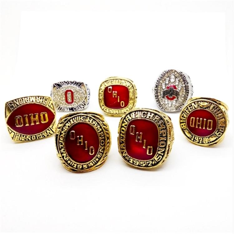 20 OFF 1954 1957 1961 1968 1970 2002 2014 Ohio State Buckeyes Rings