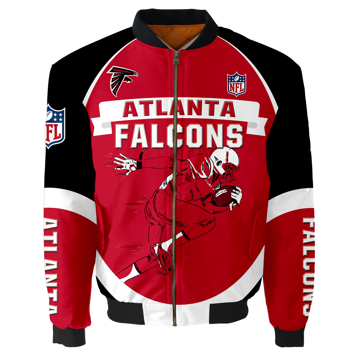 atlanta falcons varsity jacket