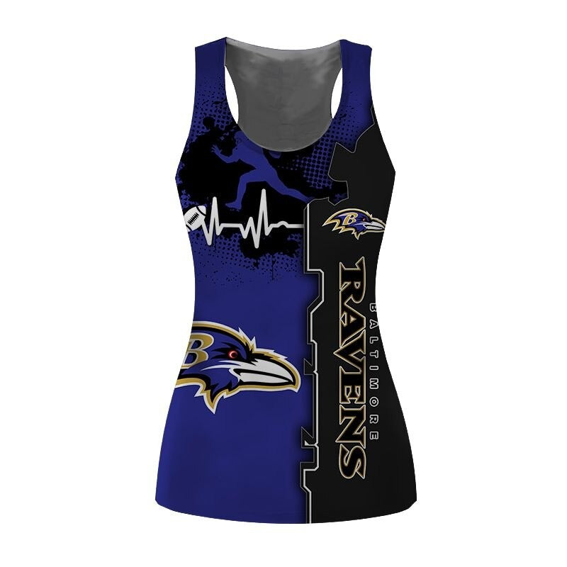 20% OFF Baltimore Ravens Women's Tank Top Beating Line For Sale – 4 Fan Shop