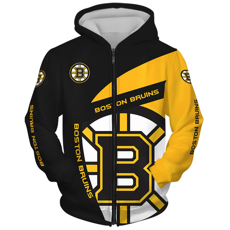 18% SALE OFF Boston Bruins Sweatshirt 3D Long Sleeve Crew Neck – 4 Fan Shop