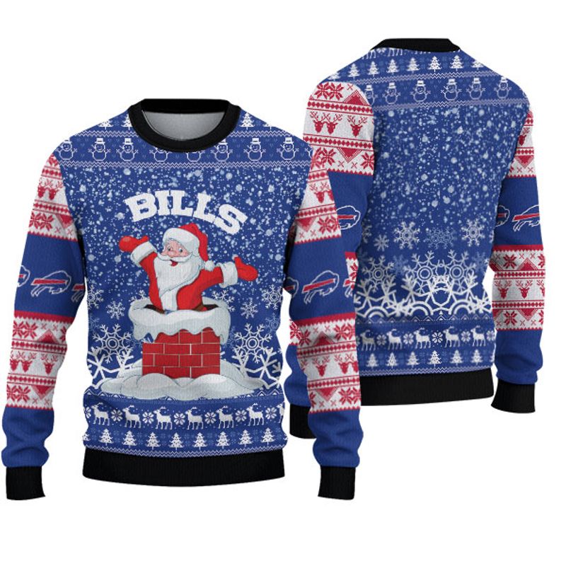 Buffalo Bills Santa Claus Christmas Shirt