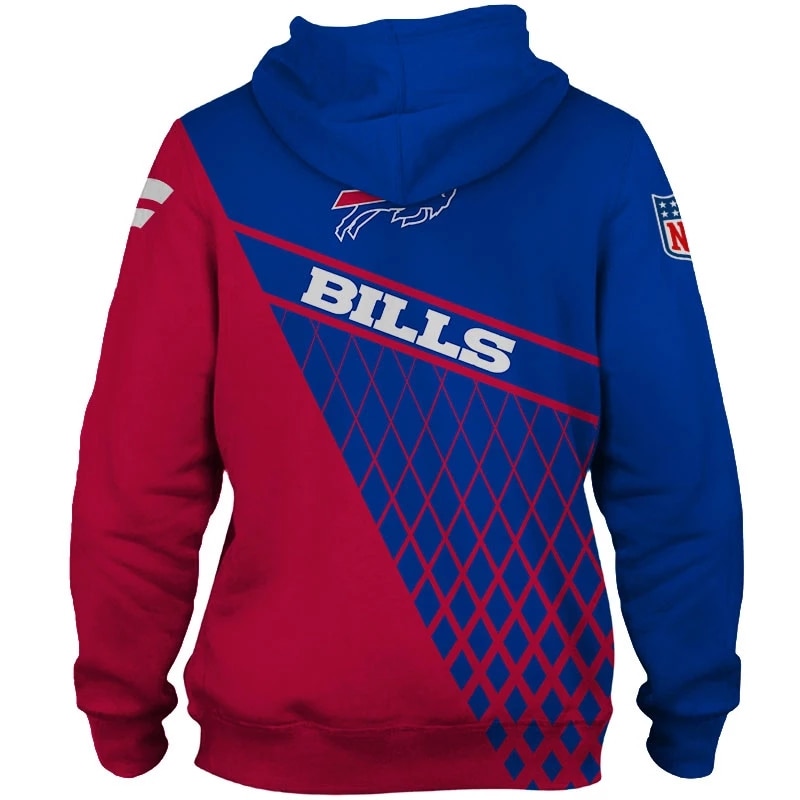 18% OFF Buffalo Bills Zip Up Hoodies Cheap 3D Sweatshirt Long