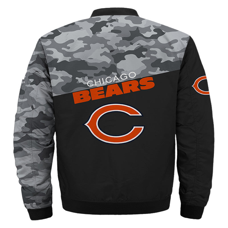 18% SALE OFF Best Chicago Bears Camo Jacket For Sale – 4 Fan Shop