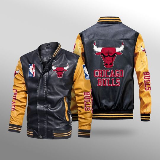 chicago bulls gold jacket