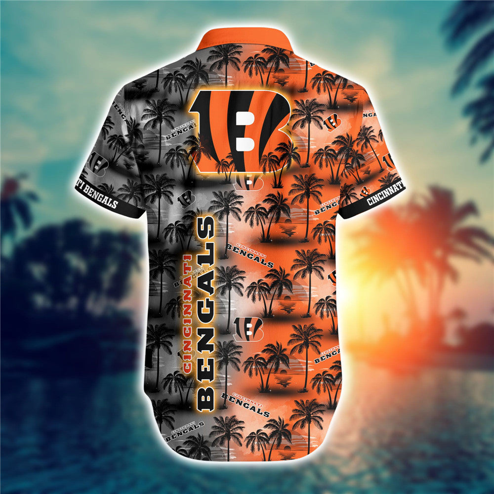 15% OFF Hot Cincinnati Bengals Hawaiian Shirt Palm Tree Pattern – 4 Fan Shop