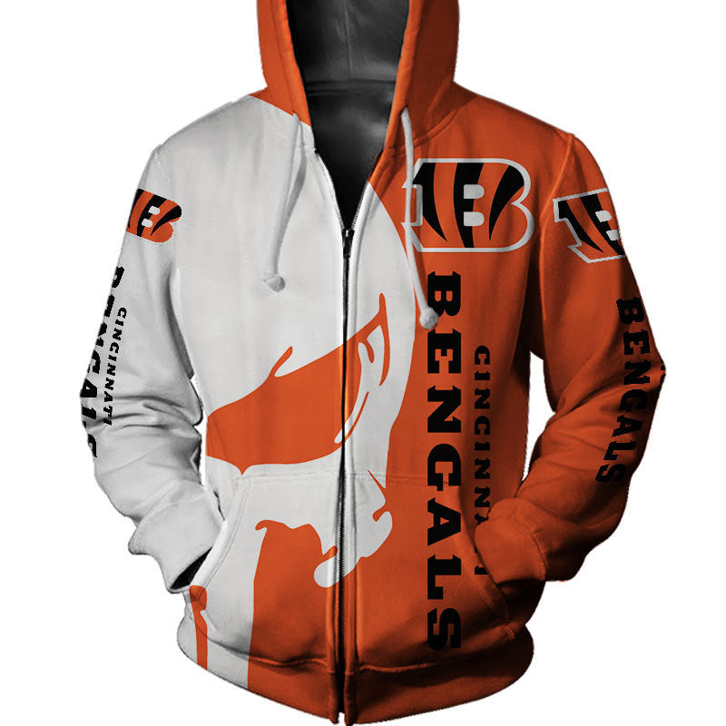 18% SALE OFF Cincinnati Bengals Hoodies Cheap 3D Sweatshirt Pullover – 4  Fan Shop