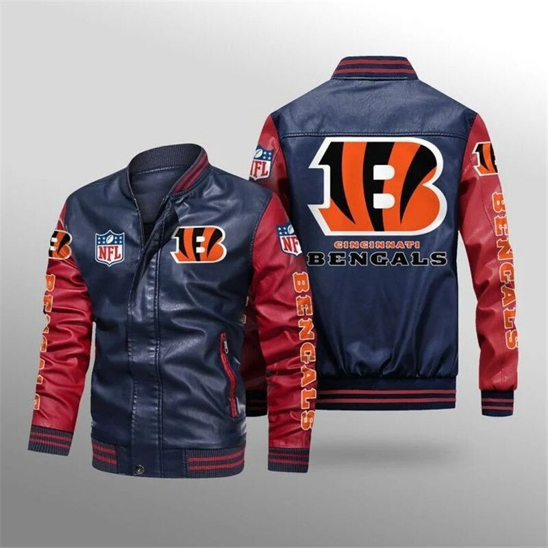 Cincinnati Bengals Nfl Wild It Better 2D Leather Jacket