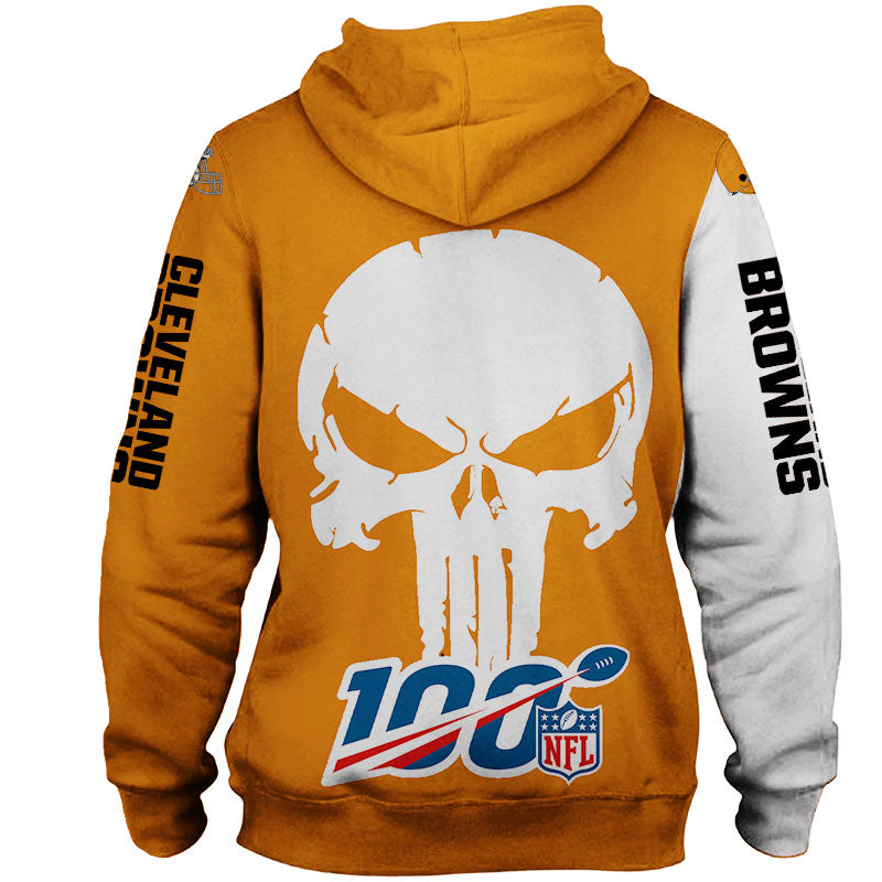 Pittsburgh Steelers Punisher New Skull Full 3D Hoodie All