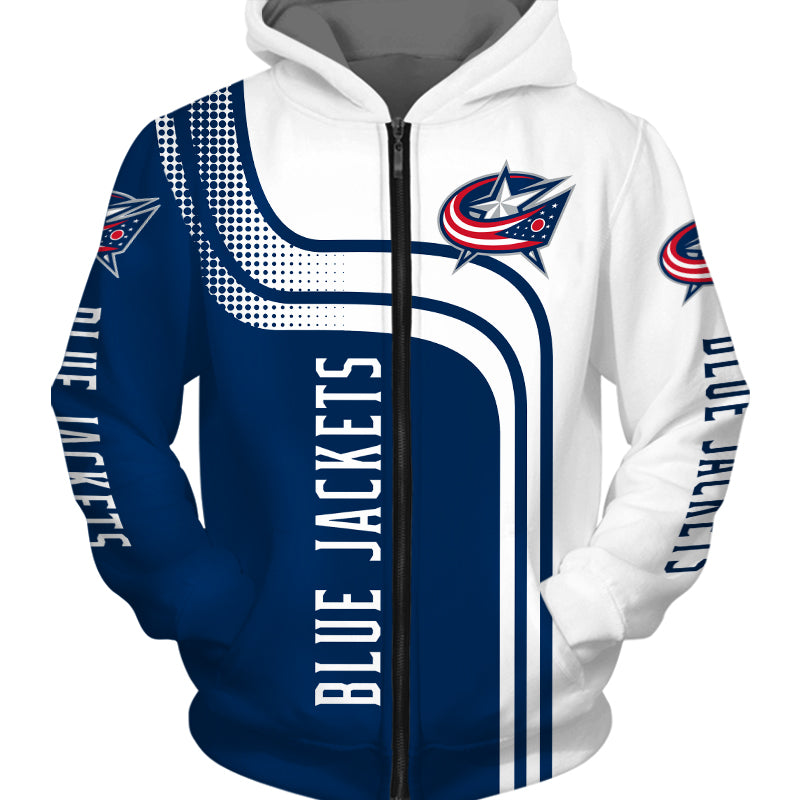 NHL Columbus Blue Jackets 3D Hoodie All Over Print - T-shirts Low Price