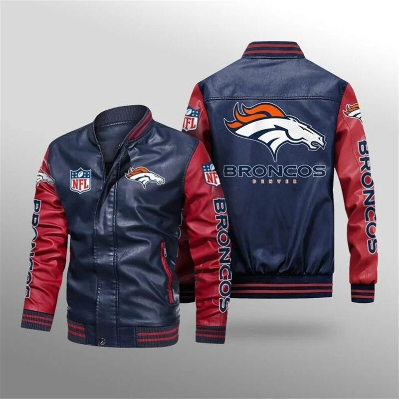 20% Discount Men Bomber Jacket Denver Broncos Jackets For Sale – 4