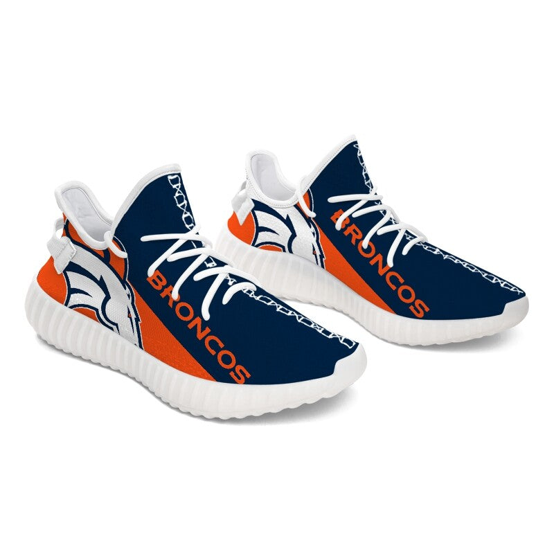 25% SALE OFF Denver Broncos Sneakers Big Logo Yeezy Shoes – 4 Fan Shop