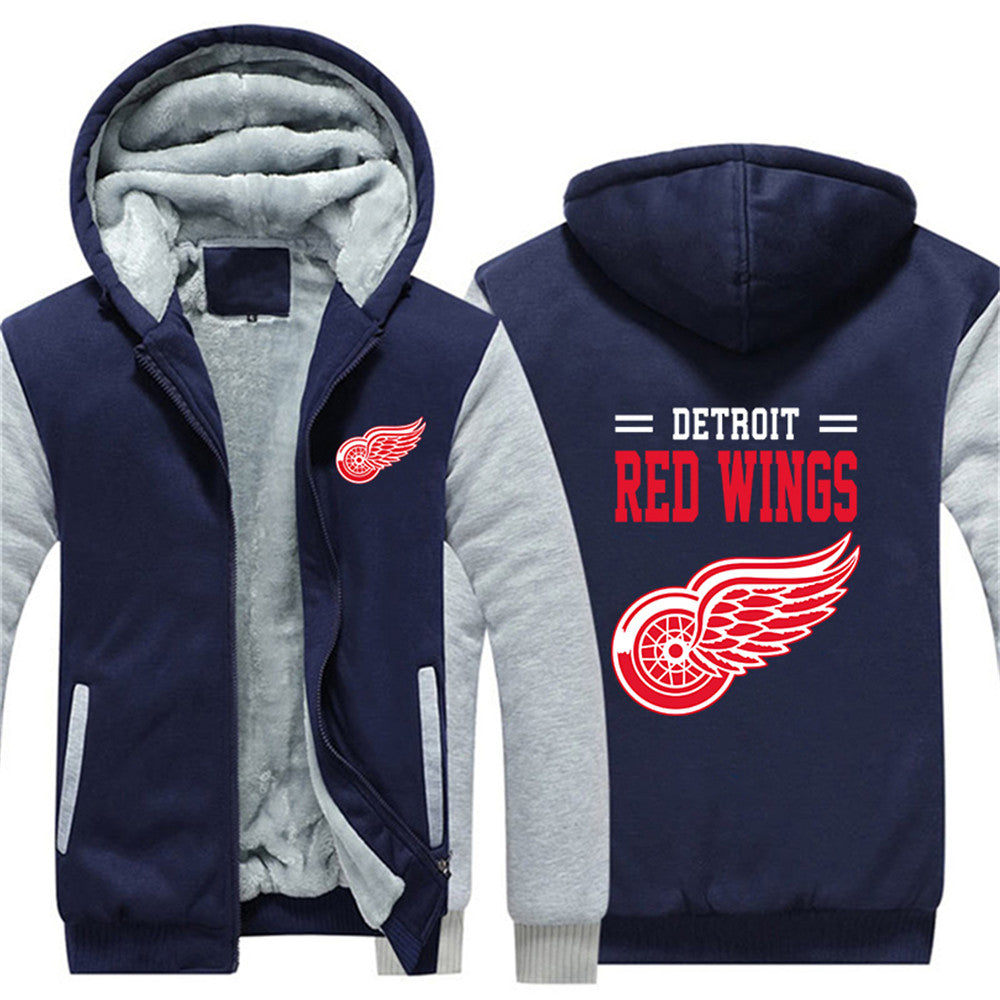 Detroit Red Wings Sweatshirt, Red Wings Hoodies, Fleece