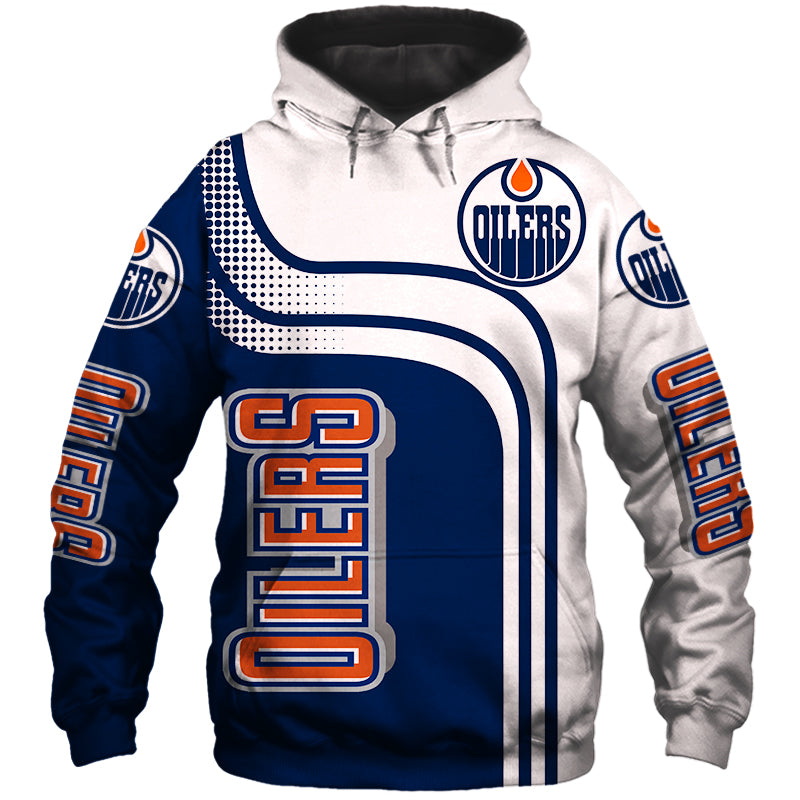 Stream Edmonton Oilers Mix Home and Away Jersey CUSTOM Hoodie by p