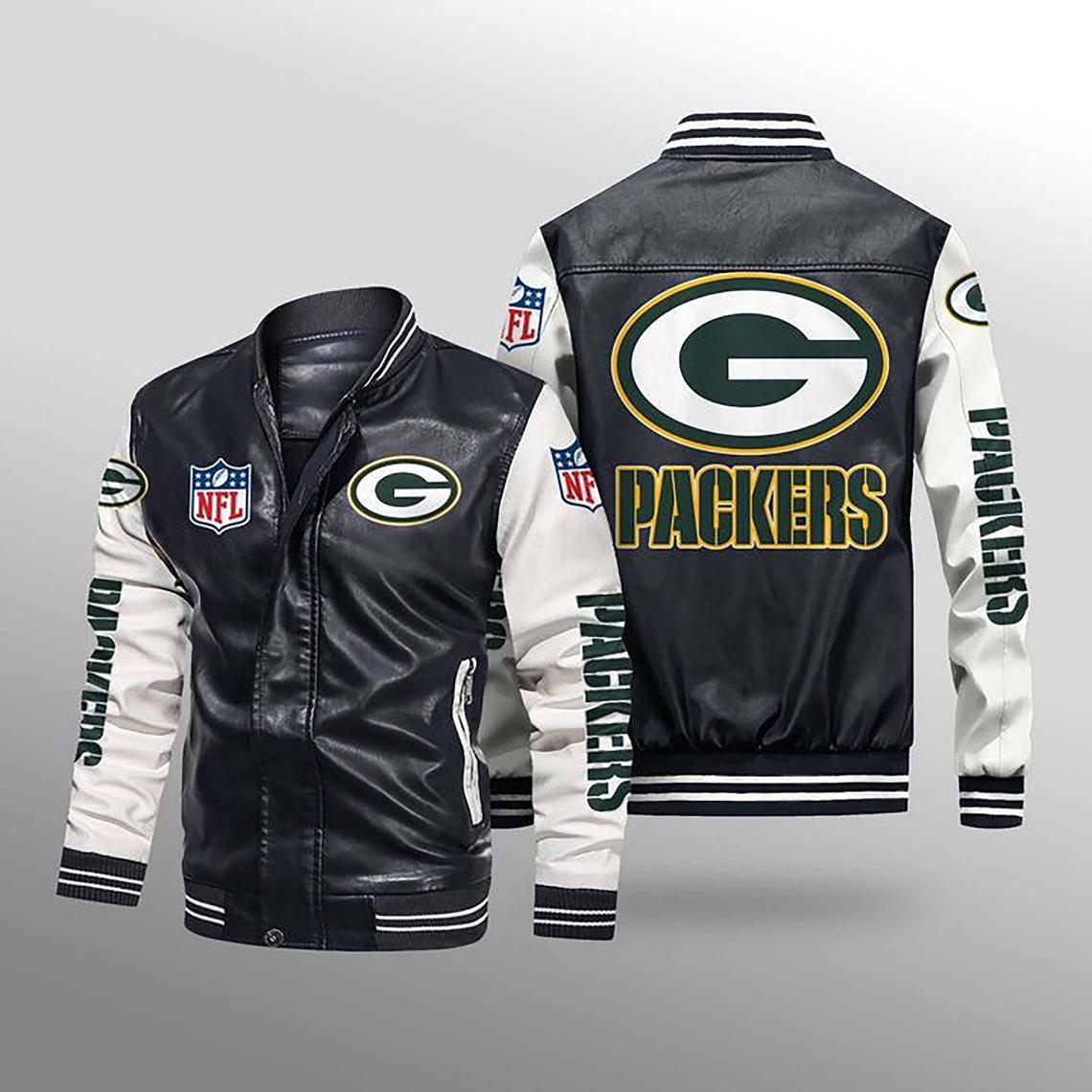 30% OFF The Best Men's Green Bay Packers Leather Jacket For Sale – 4 Fan  Shop