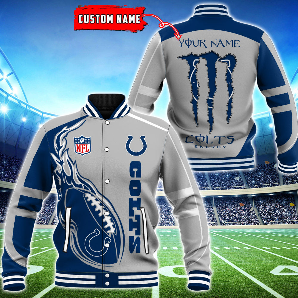 NFL Indianapolis Colts Football Leather Jacket