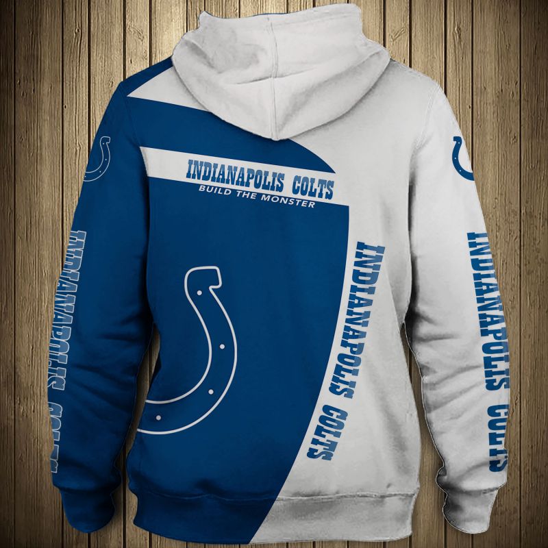 18% SALE OFF Indianapolis Colts Hoodies Cheap 3D Sweatshirt Long