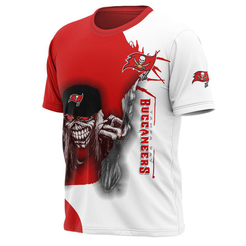 NFL T shirt 3D Custom Tampa Bay Buccaneers T shirts Cheap For Fans