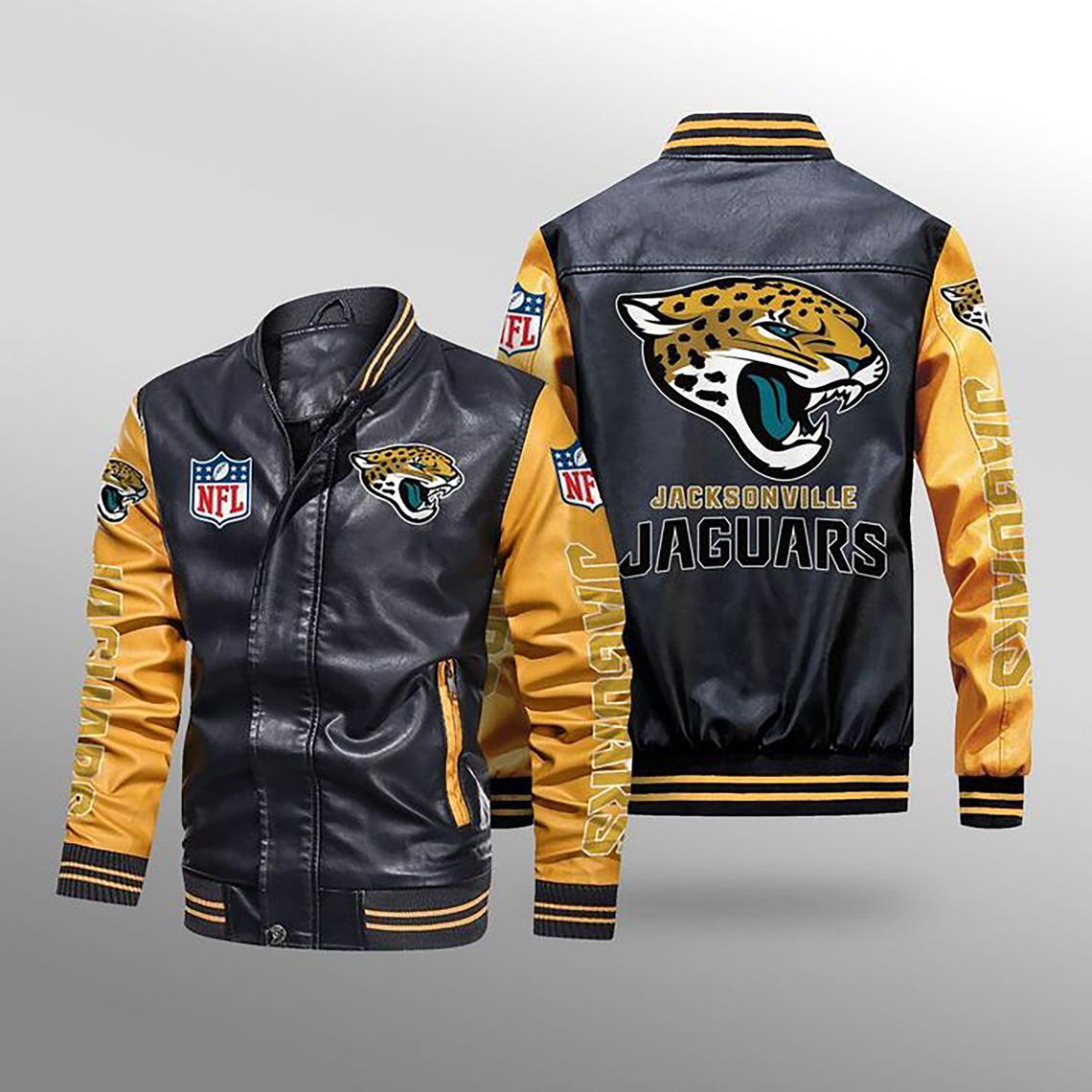 30% OFF The Best Men's Jacksonville Jaguars Leather Jacket For Sale – 4 Fan  Shop