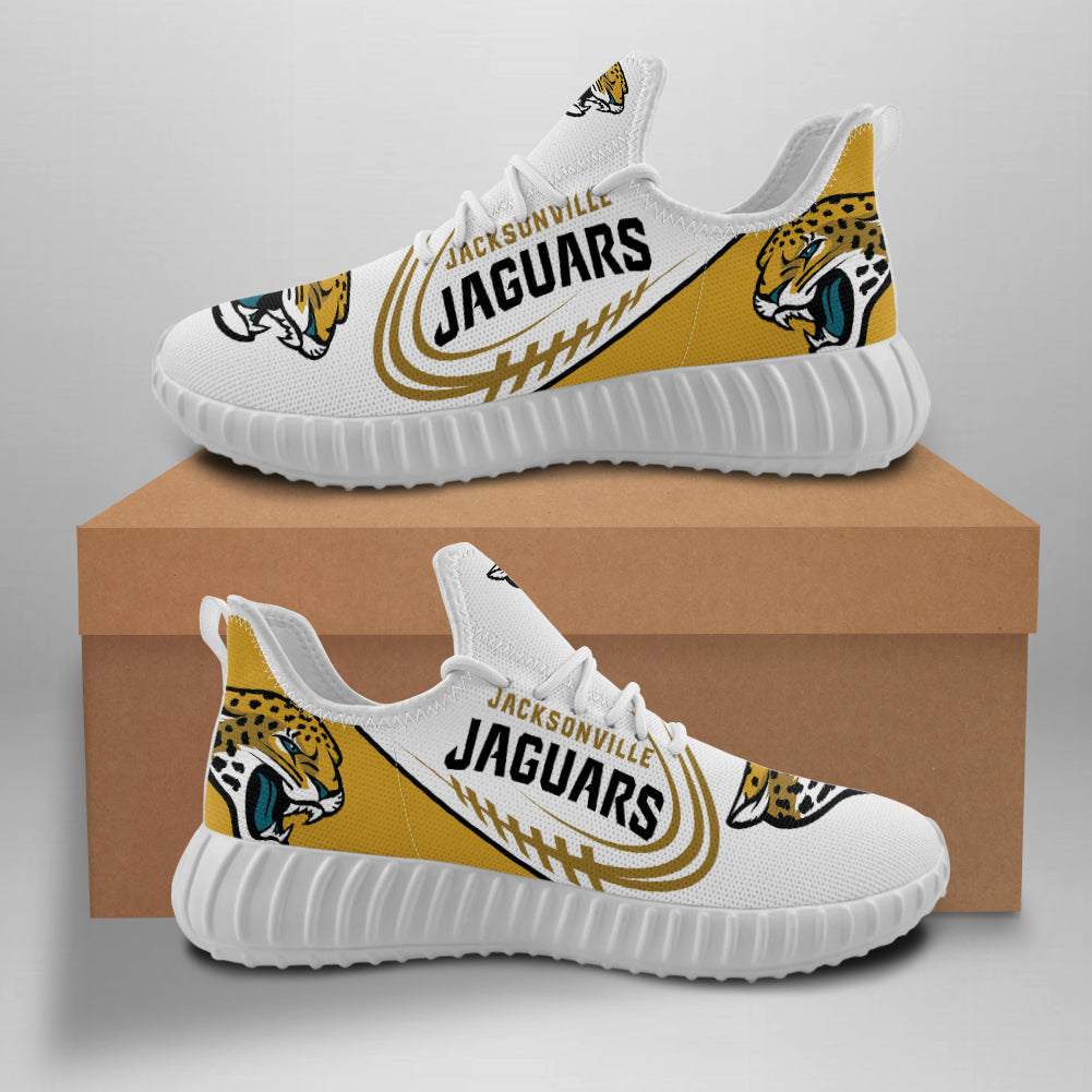25% SALE OFF Jacksonville Jaguars Sneakers Big Logo Yeezy Shoes – 4 Fan Shop