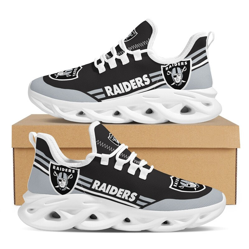 Oakland Raiders Max Soul Running Sneakers V51 On Sale - Tana Elegant