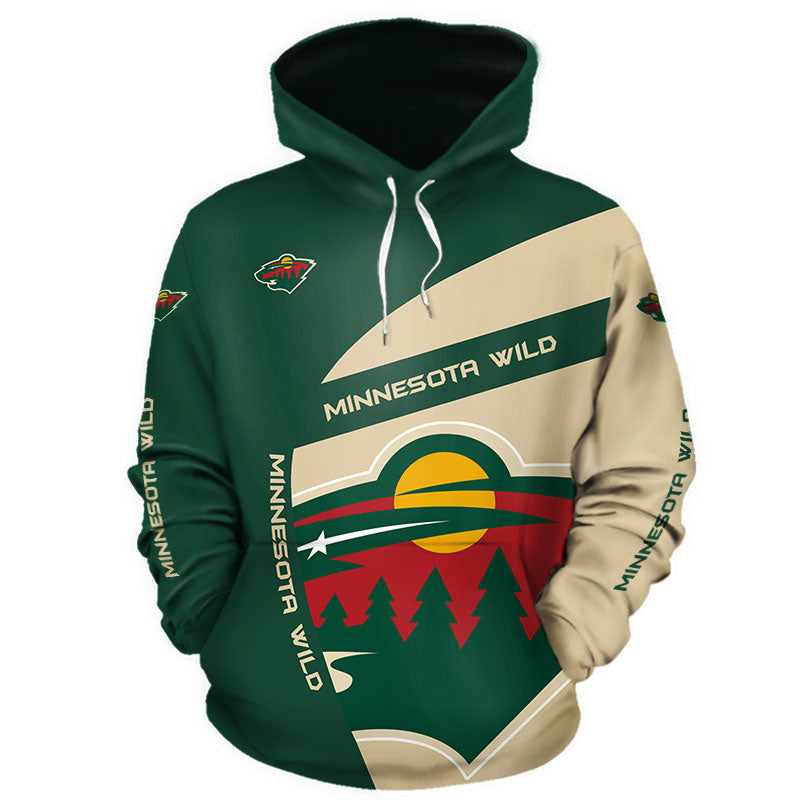NHL Minnesota Wild Limited Edition Personalized 3D Hoodie Full