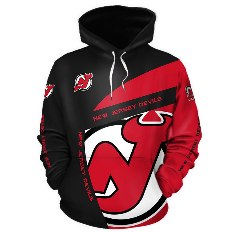 18% SALE OFF Lastest New Jersey Devils Hoodie 3D With Hooded Long