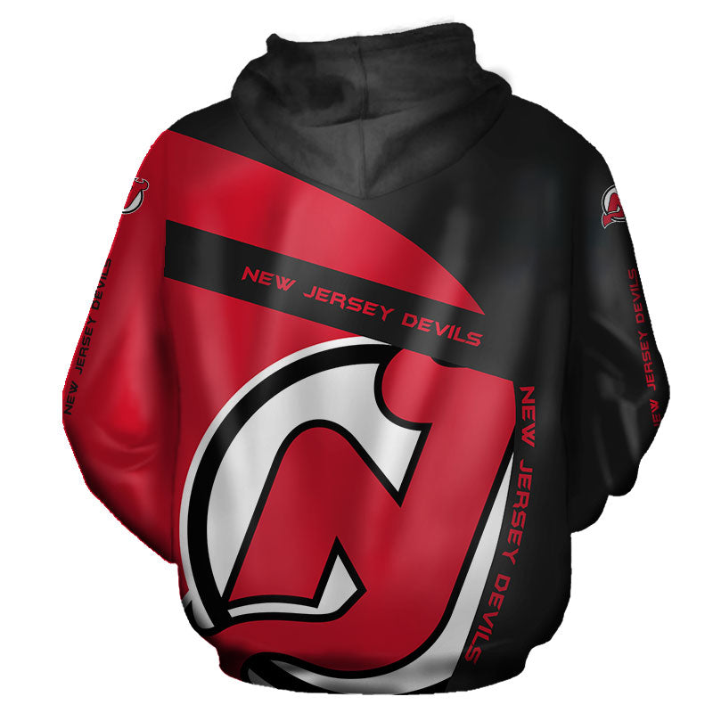 New Jersey Devils NHL 3D Printed Hoodie/Zipper Hoodie - Travels in