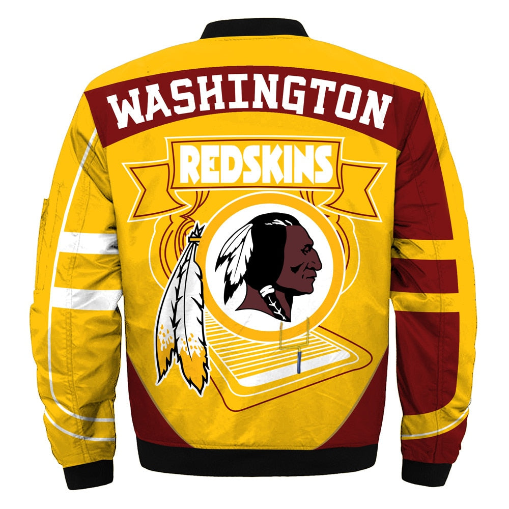 18% OFF NFL Bomber Jacket Custom Washington Redskins Starter Jacket – 4 Fan  Shop