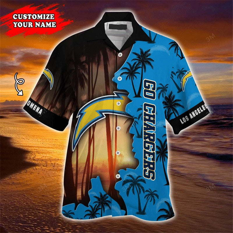 15% OFF Hot Los Angeles Chargers Hawaiian Shirt Customize Your