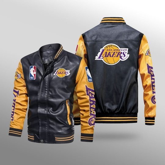 30% OFF The Best Men's Los Angeles Lakers Leather Jacket For Sale – 4 Fan  Shop
