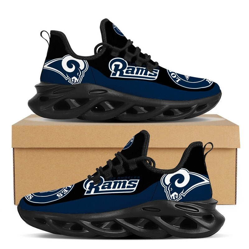 Los Angeles Rams NFL Clunky Sneakers Max Soul Shoes - Growkoc