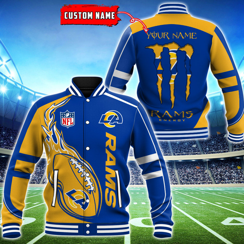 Los Angeles Rams Super Bowl Varsity Jacket - Maker of Jacket