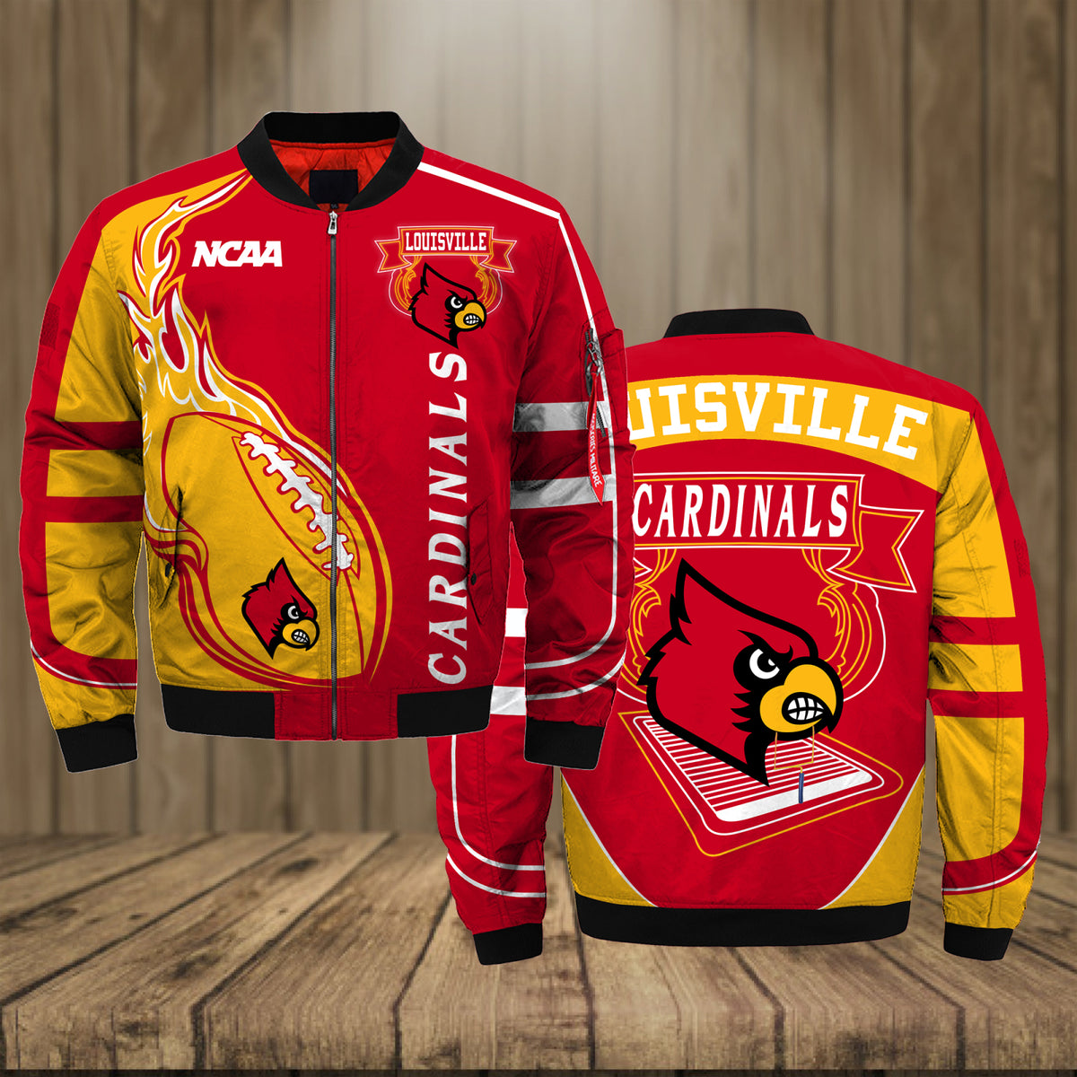 louisville cardinals leather jacket