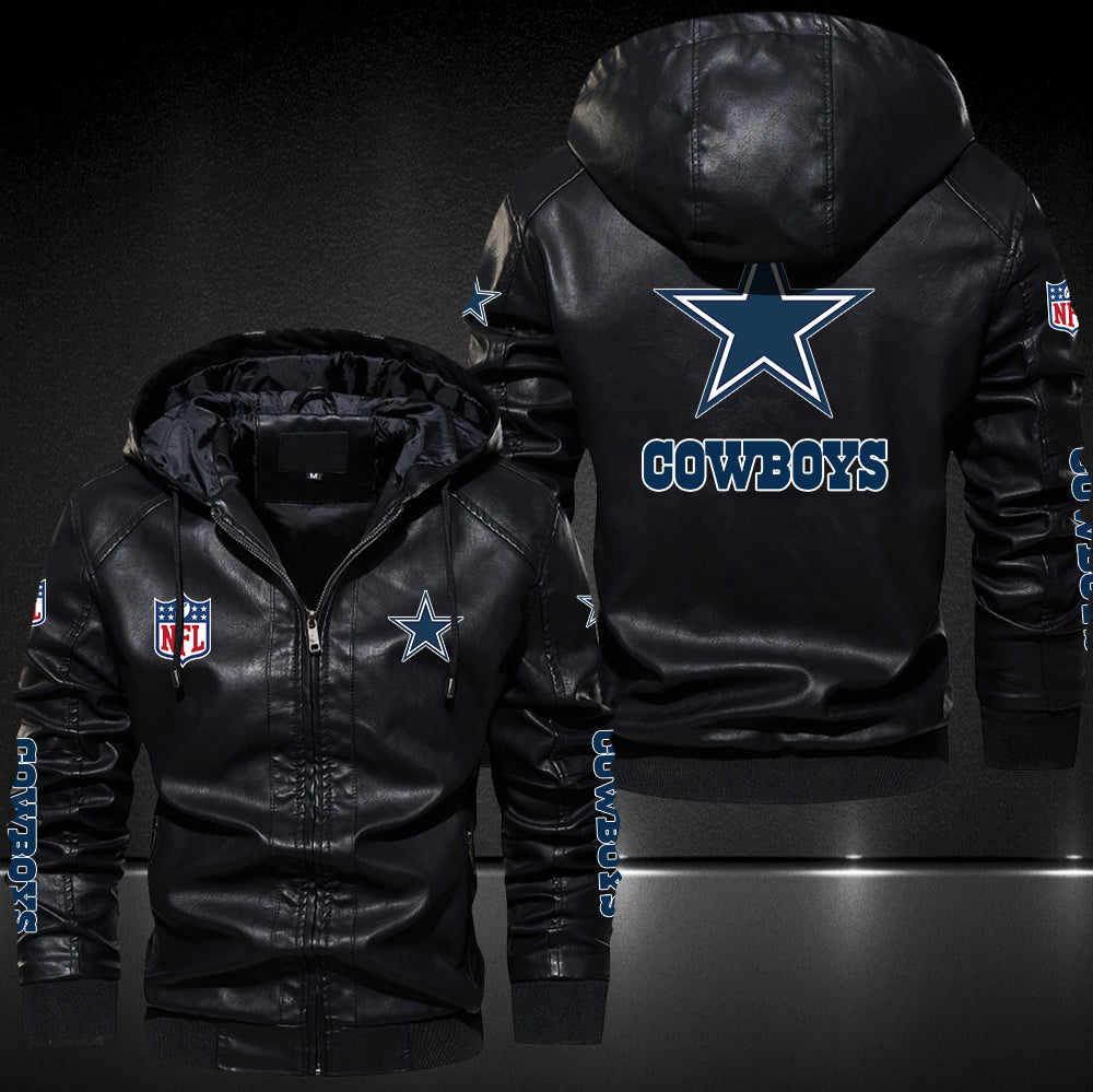 Up To 25% OFF Black/Blue/ Brown Mens Dallas Cowboys Leather Jackets – 4 Fan  Shop