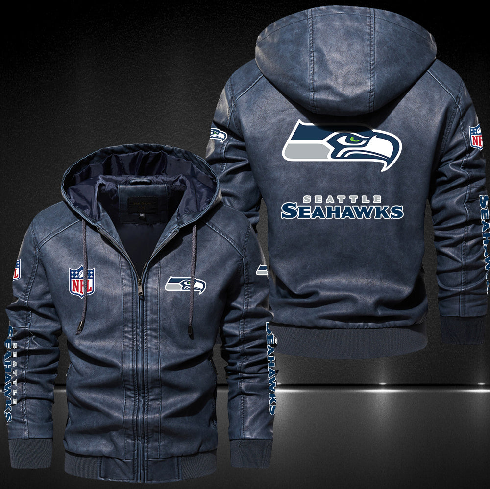 Seattle Seahawks NFL Mens Warm-Up Windbreaker