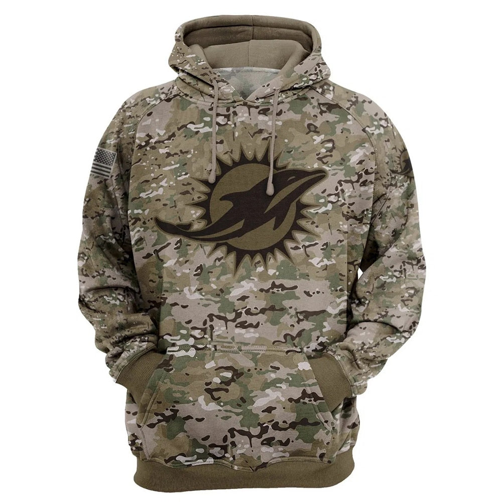 20% OFF Miami Dolphins Camo Hoodie 3D Printed - Limited Quantities – 4 Fan  Shop