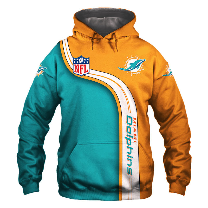 20% SALE OFF Miami Dolphins Zip Up Hoodies 3D Sweatshirt