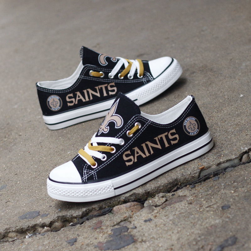 Lowest Price New Orleans Saints Women's Shoes Low Top