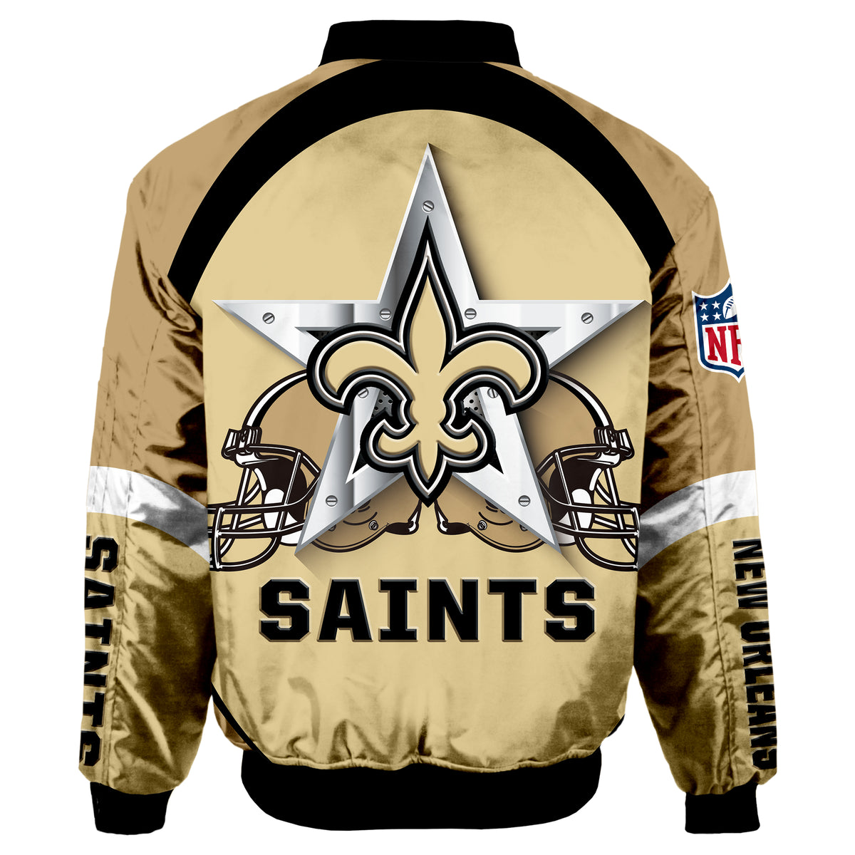 Maker of Jacket Bomber Jackets New Orleans Saints Super Bowl Champions