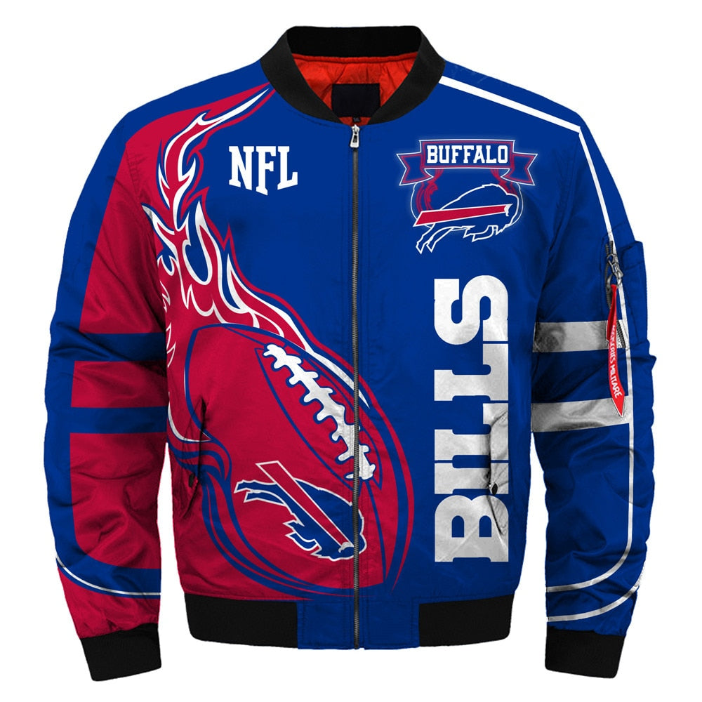The Best Cheap Newest Design 2019 NFL Custom Buffalo Bills Jacket Sale – 4  Fan Shop