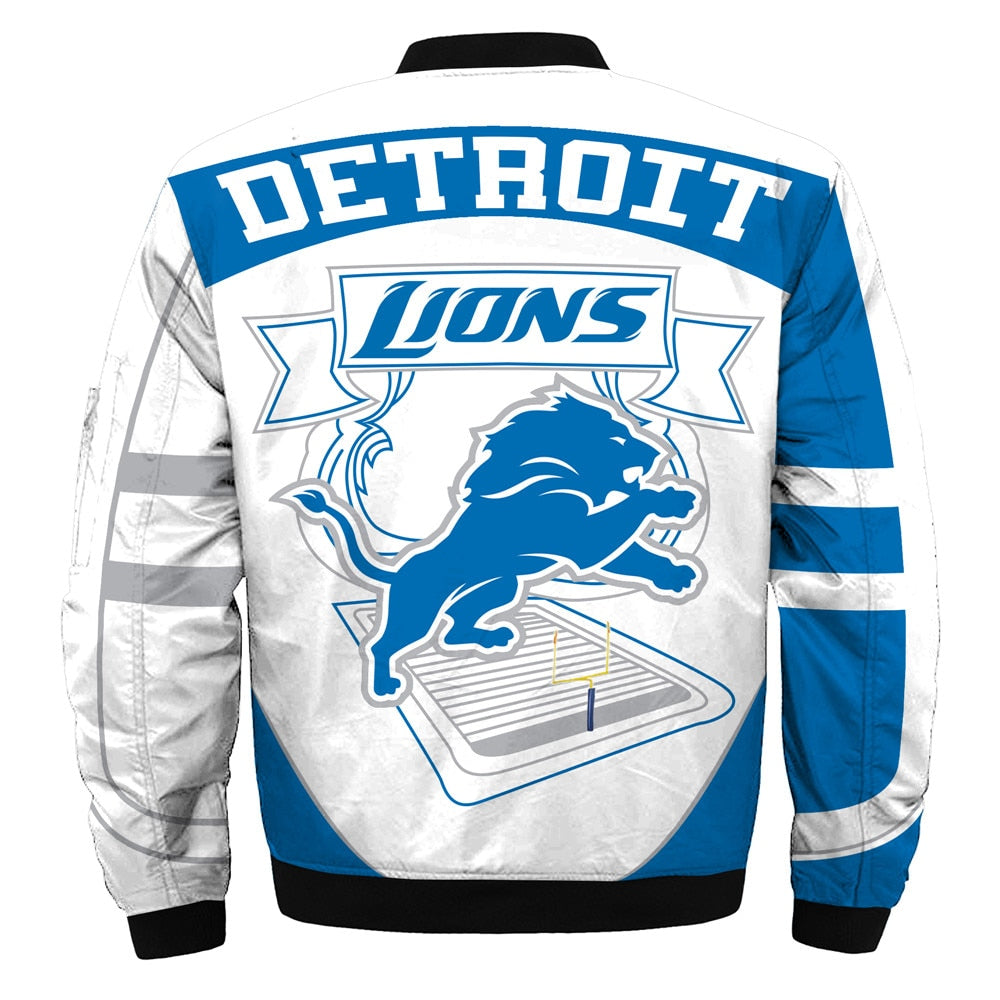 18% OFF Newest NFL Jacket Custom Men's Detroit Lions Jacket Cheap – 4 Fan  Shop