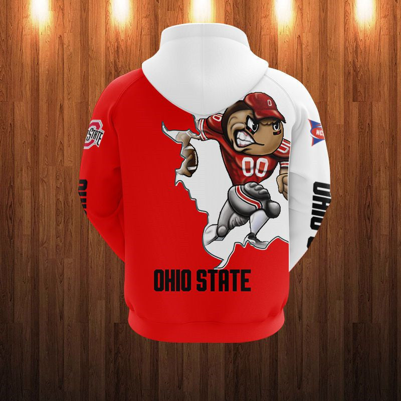 20 SALE OFF Best Ohio State Men's Hoodies Mascot Cheap 4 Fan Shop