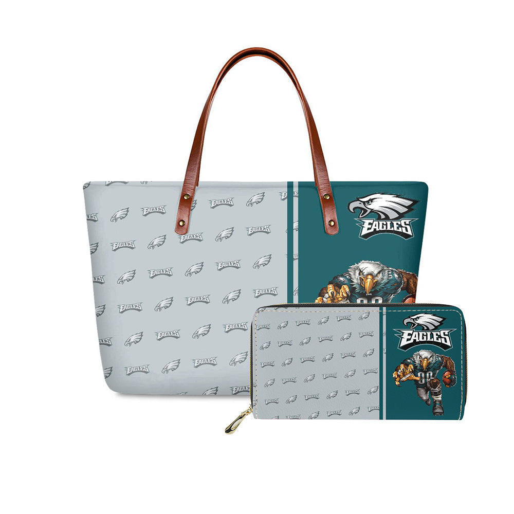 Up to 30% OFF Set Philadelphia Eagles Handbags And Purse