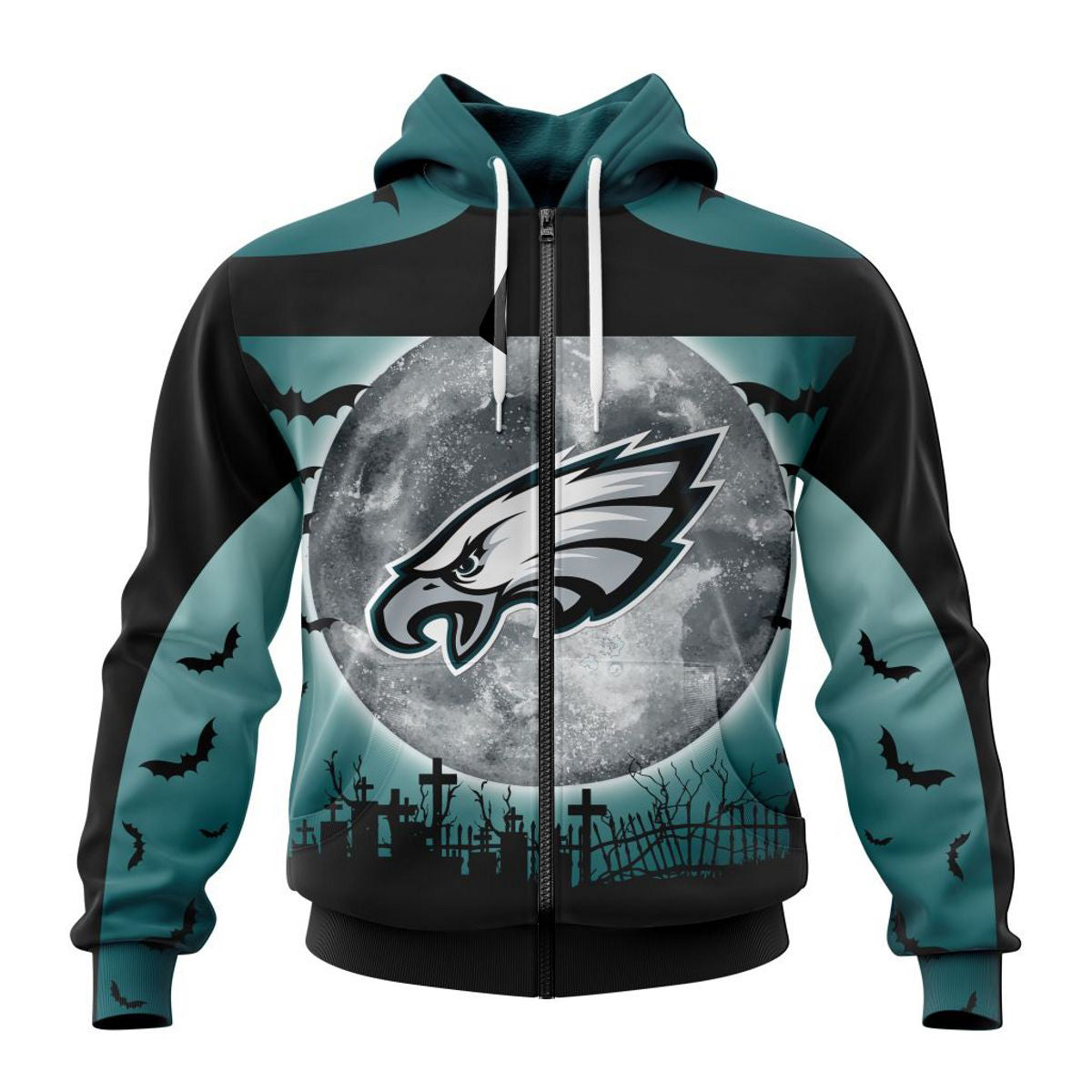 15% OFF Philadelphia Eagles Hoodies Halloween Custom Name & Number – 4 Fan  Shop