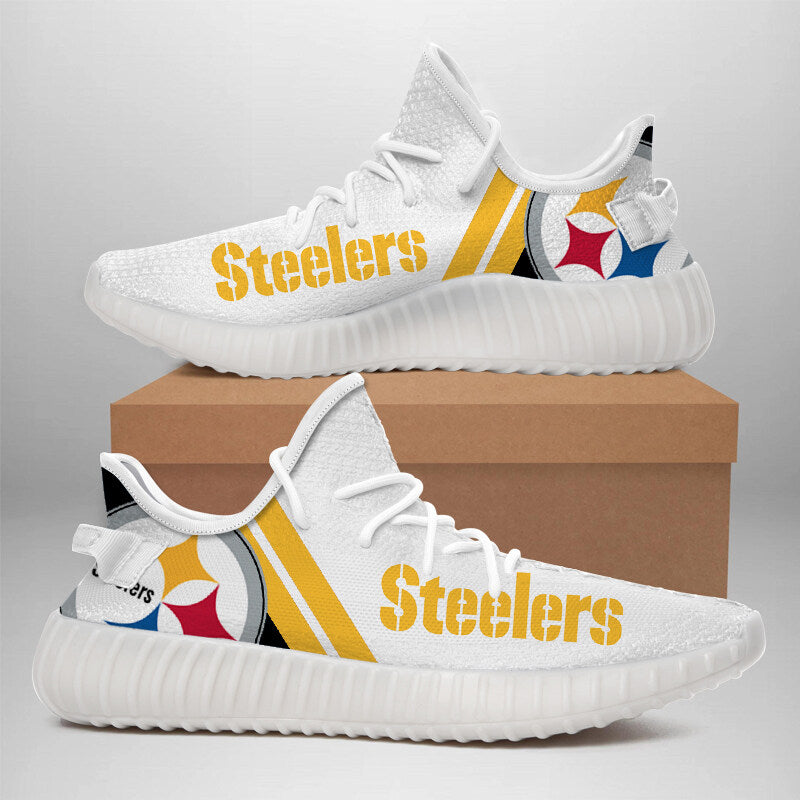 25% OFF Best Pittsburgh Steelers Sneakers White For Men Women – 4