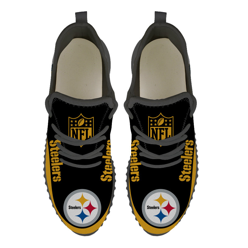 Custom Adidas Pittsburgh Steelers shoe designed on a Pre-owned  platform(size6 women) by ROBcreations on