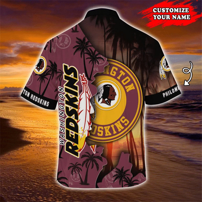 15% OFF Washington Commanders Hawaiian Shirt Customize Your Name