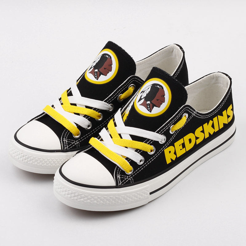 Pittsburgh Steelers NFL Mens Low Top Big Logo Canvas Shoes